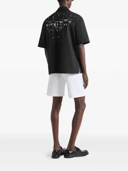 Scurt cămașă Givenchy cu imagine negru