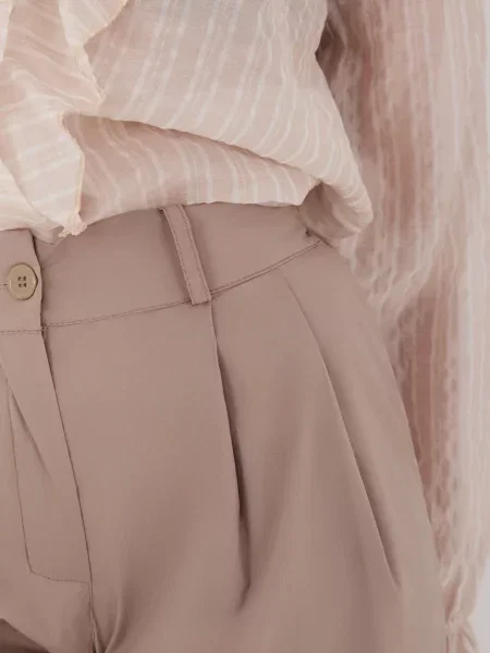 Pantaloni Rue Paris alb