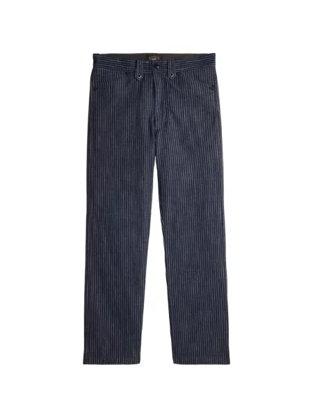 Pantaloni Ralph Lauren Rrl albastru