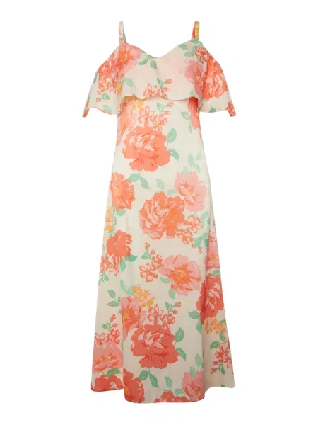 Dorothy Perkins Tall Letní šaty / oranžová / korálová zelená