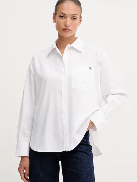 Calvin Klein Jeans Cămașă alb
