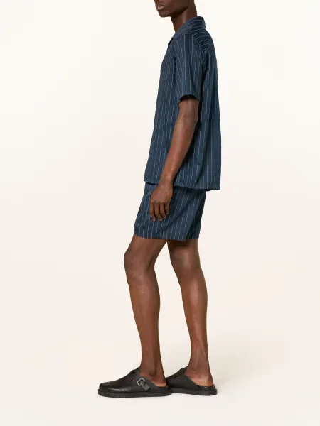 Calvin Klein Šortky tmavě modrá bílá