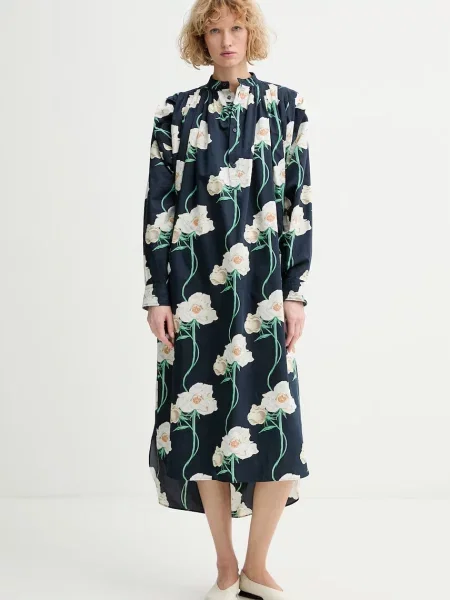 Kenzo rochie oversized cu amestec de mătase