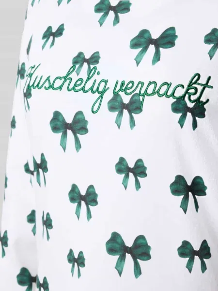 Koszula nocna o kroju relaxed fit z czystej bawełny Louis & Louisa biała