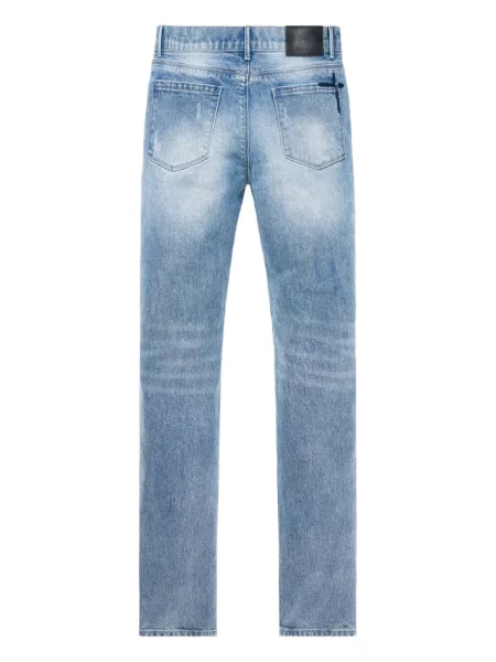 Blugi skinny Rta cu imagine skinny fit albastru