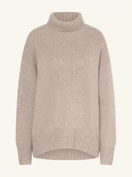 Ftc Cashmere Golf Z Kaszmiru beige beżowy