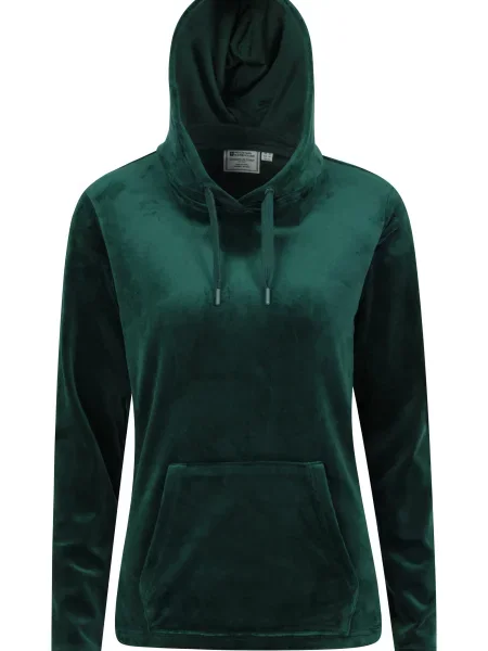 Velvet — bluza z kapturem Loungewear Green zielona