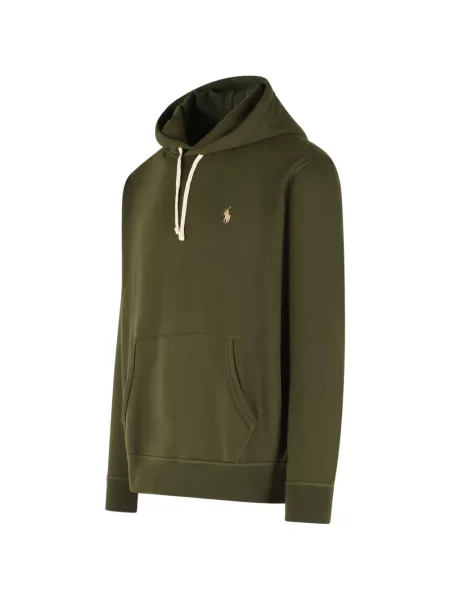 Суичър с качулка Polo Ralph Lauren бродиран зелено