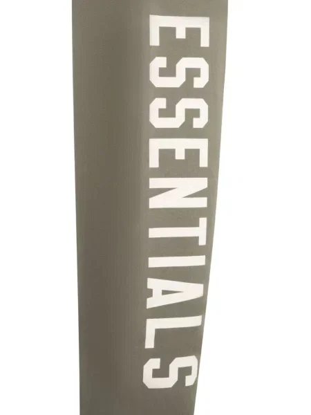 Pantaloni Fear Of God Essentials din fleece gri