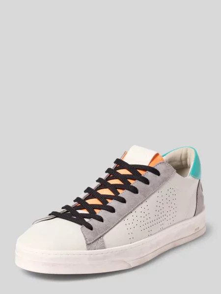 Sneakersy ze skóry z detale z logo model JACKC P448