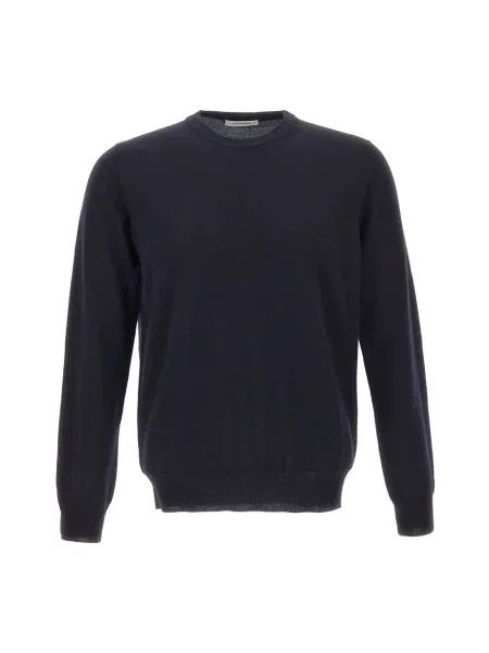 Sweter Kangra wełniany niebieski