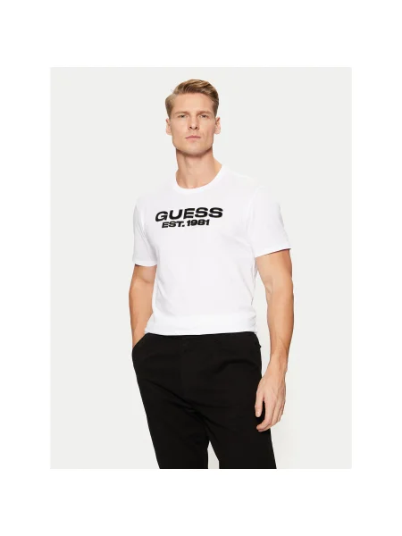 Guess Póló Regular Fit fehér