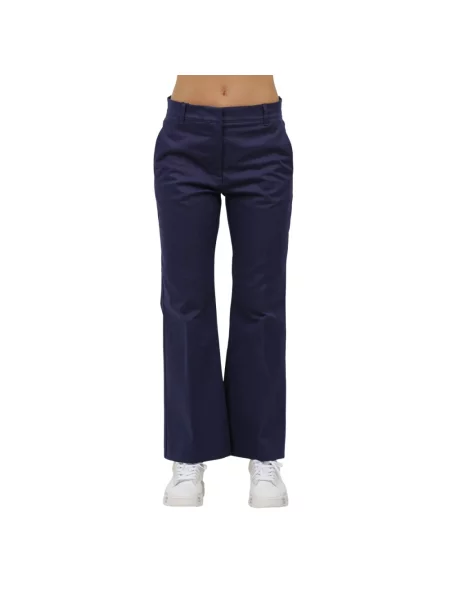 Spodnie Max Mara Weekend dzwony niebieskie
