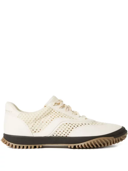 Sneakerși Stella Mccartney cu șireturi plasă alb