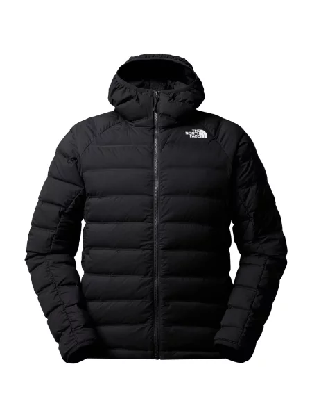 Péřová bunda The North Face Abseil Stretch Down Hoodie black černá