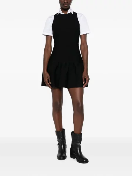 Rochie mini Twinset fără mâneci negru