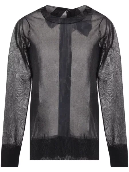 Cardigan Yohji Yamamoto asimetric negru