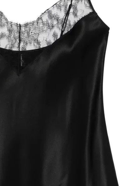 Rochie Carine Gilson de mătase negru