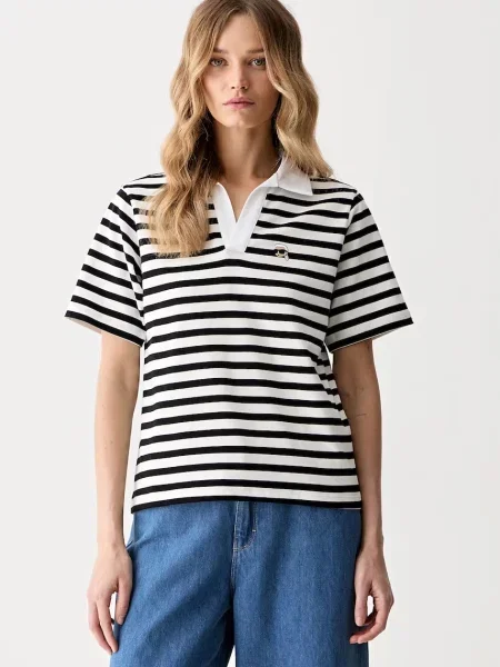 Tricou polo Karl Lagerfeld negru