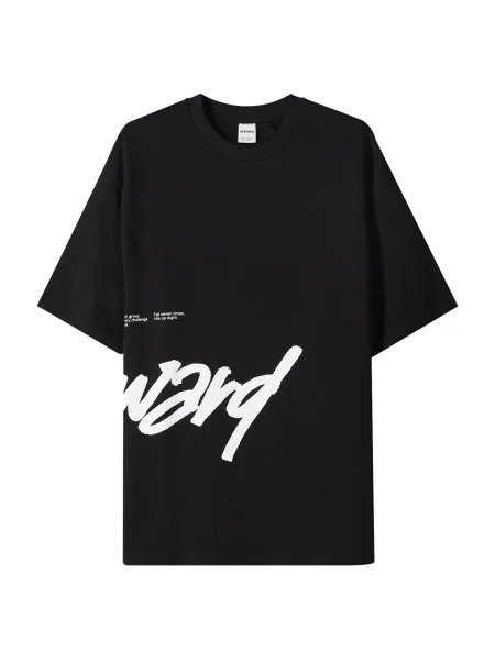 Bershka Majica črna bela