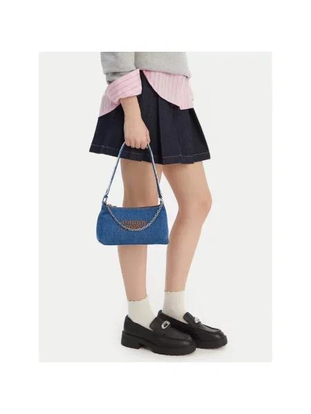 Tommy Jeans Torebka Tjw Cool Denim Shoulder Bag niebieski