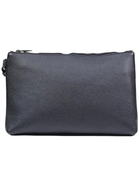 Armani Exchange geantă mică pentru bărbați cu imitație de piele negru
