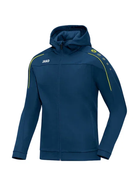 JAKO Športna jakna temno modra / rumena bela