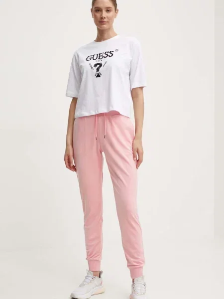 Guess t-shirt AURLIE biały