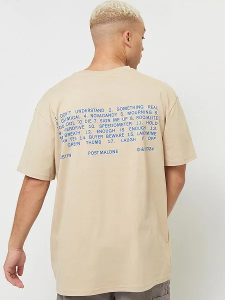 Mister Tee Póló Post Malone Tracklist zerge kék