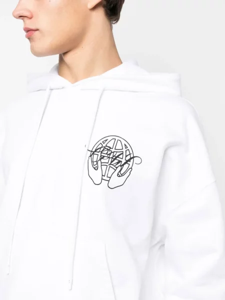 Hoodie Off-white λευκό