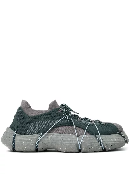Sneakerși Camper cu șireturi din dantelă chunky gri