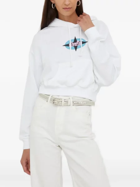Top Levi's® din piele de căprioară cu model floral cu imagine albastru