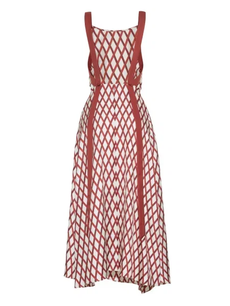 Rochie midi Adam Lippes roșu