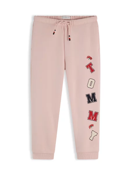 TOMMY HILFIGER Pantaloni ecru / albastru marin / rosé / roșu roz
