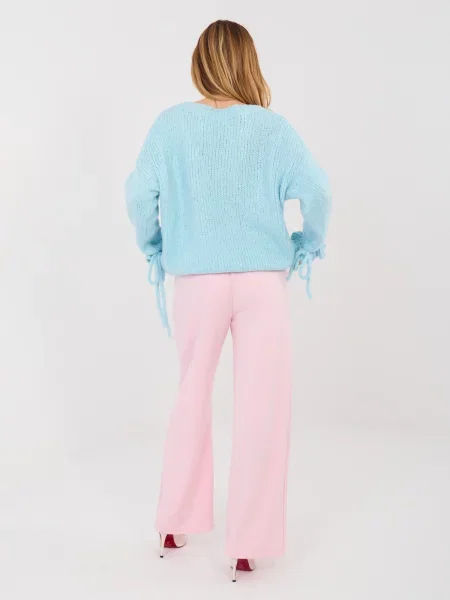 Pantaloni Rue Paris albastru
