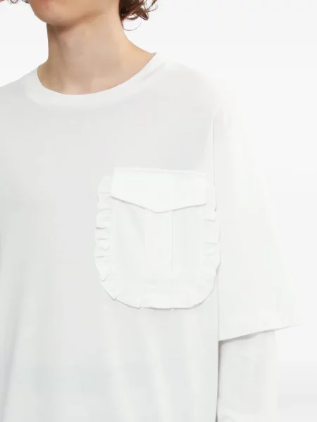 Tricou Simone Rocha lung alb