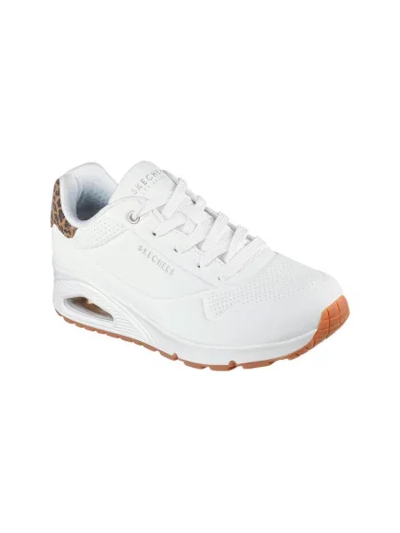 SKECHERS Rövid szárú sportcipők UNO' fehér