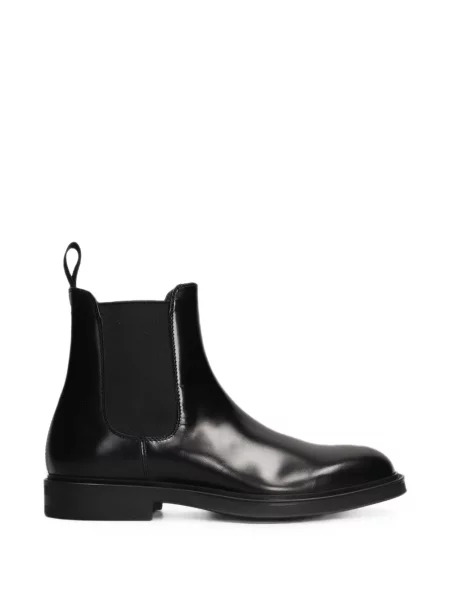 Botine chelsea Green George din piele negru