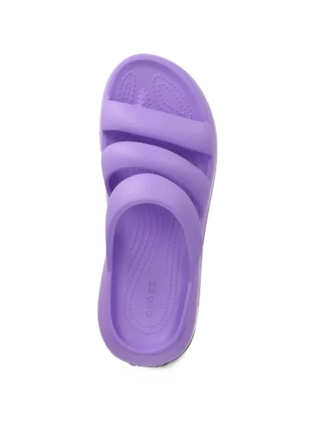 Sandale Crocs clasici cu bretele violet