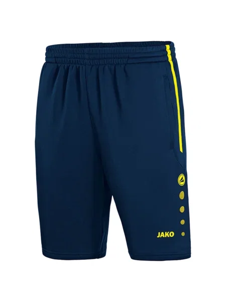 JAKO Športne hlače Active 2 marine / neonsko rumena