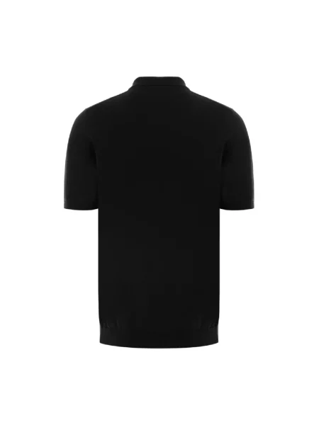 Koszulka polo Roberto Collina klasyczna czarna