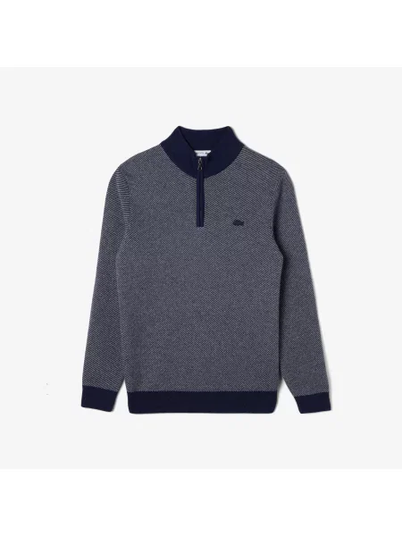 Lacoste Sweter Lacoste granatowy