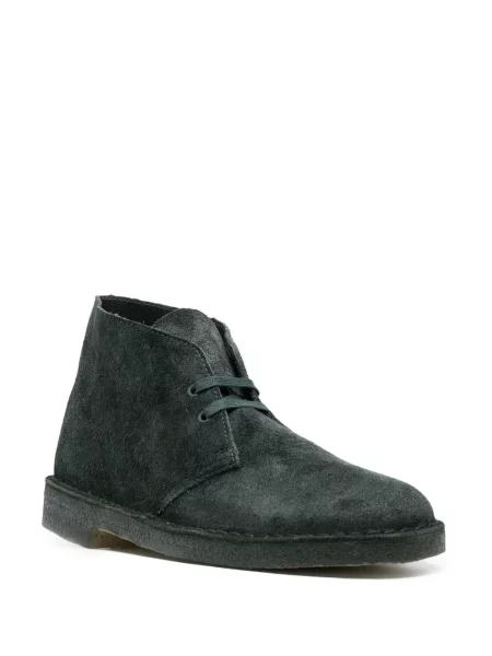 Μποτάκια Clarks Originals με κορδόνια σουέντ πράσινο