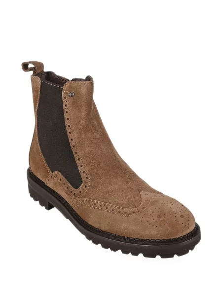 Brogues Baldinini din piele de căprioară maro