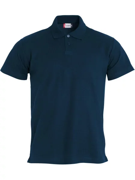 Clique Basic Polo S/S Junior dark navy niebieska