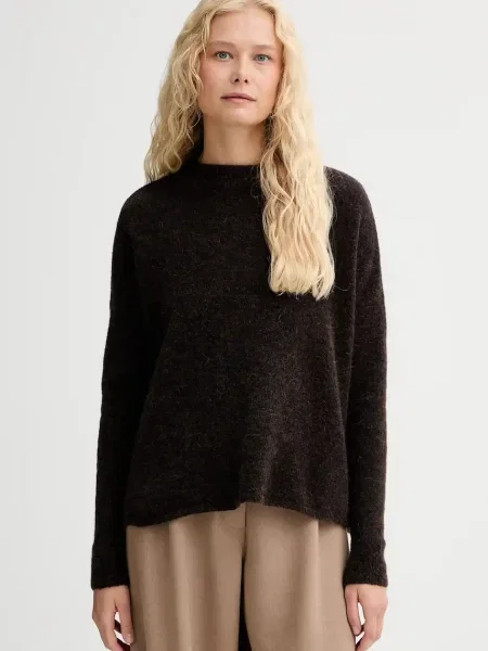 Vlněný svetr Sessun dámský hnědá
