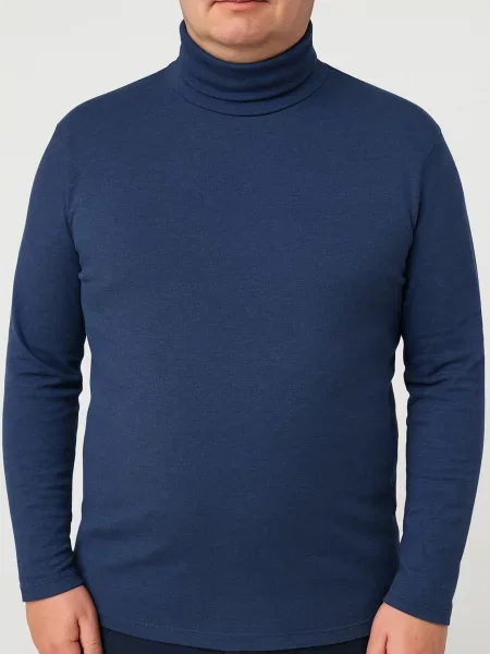 Водолазка KAZKOVA бавовна/еластан синій