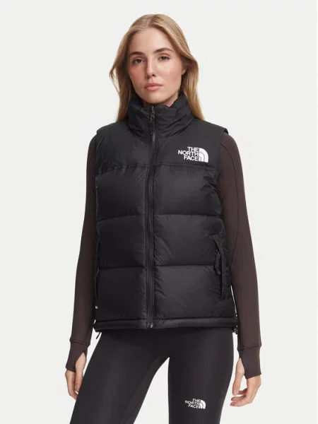 The North Face Vestă Retro Nuptse negru
