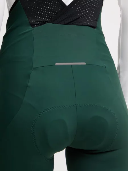 Női kerékpáros rövidnadrág POC Cadence Bib W pargasite zöld. Méret: XS zöld