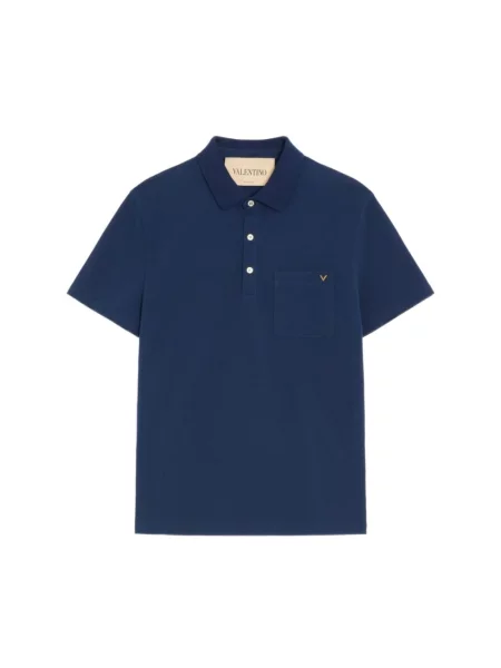 Koszulka polo Valentino niebieska